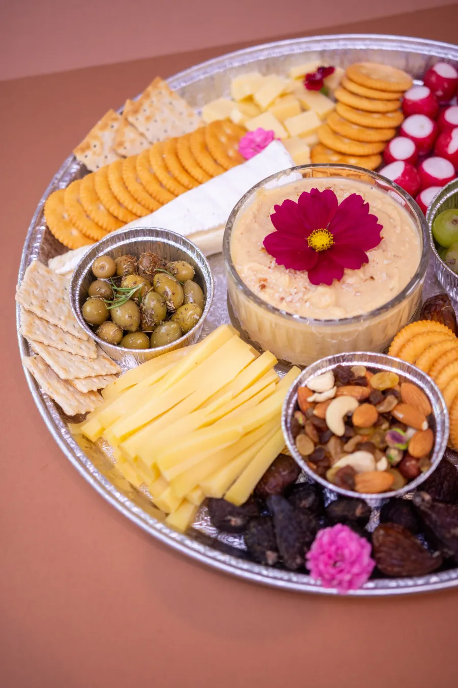 Cheese, Dips & Nibbles Board